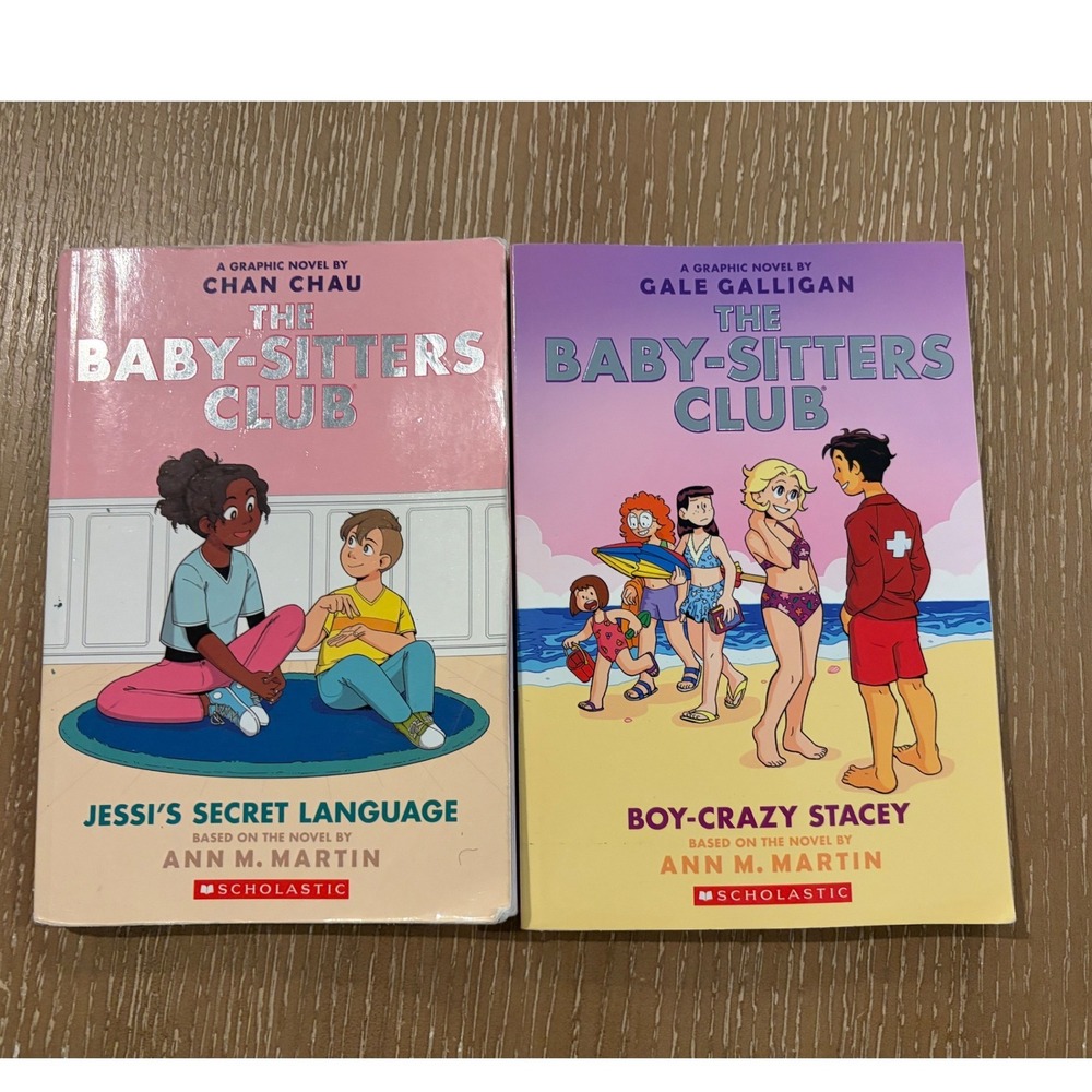 Baby-Sitters Club Graphic Novels Lot 2 #7 Boy-Crazy Stacey #12 Jessi's Secret